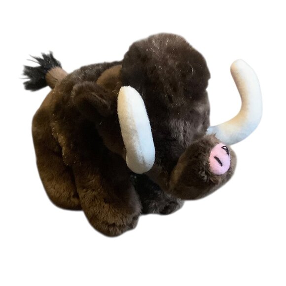Wild Republic Pocketkins Eco Woolly Mammoth Plush Toy 8” Made Recycled Plastic - Picture 1 of 7